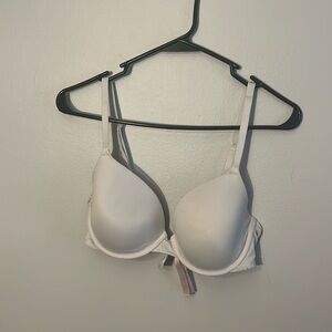 PINK White Bra